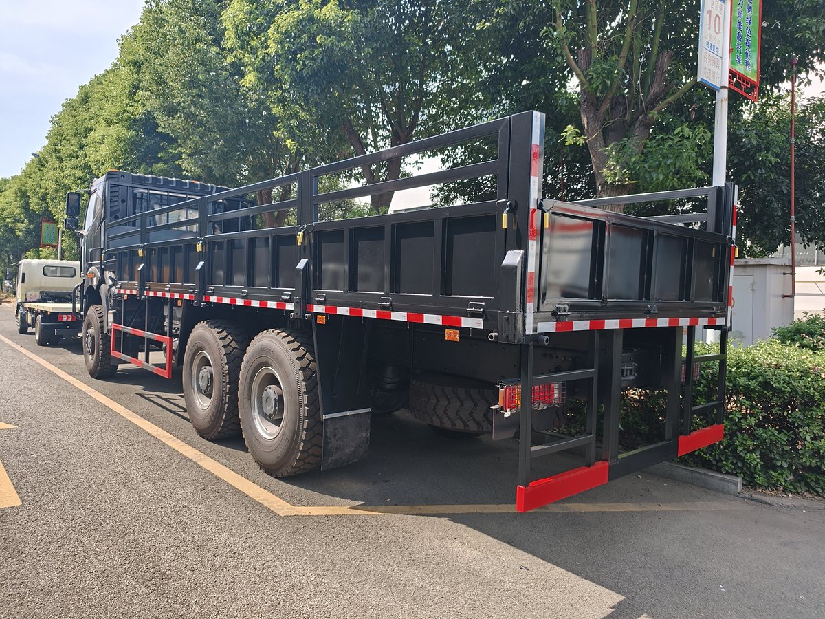 JIEFANG 25t Dropside Cargo Truck — Rear 45° view